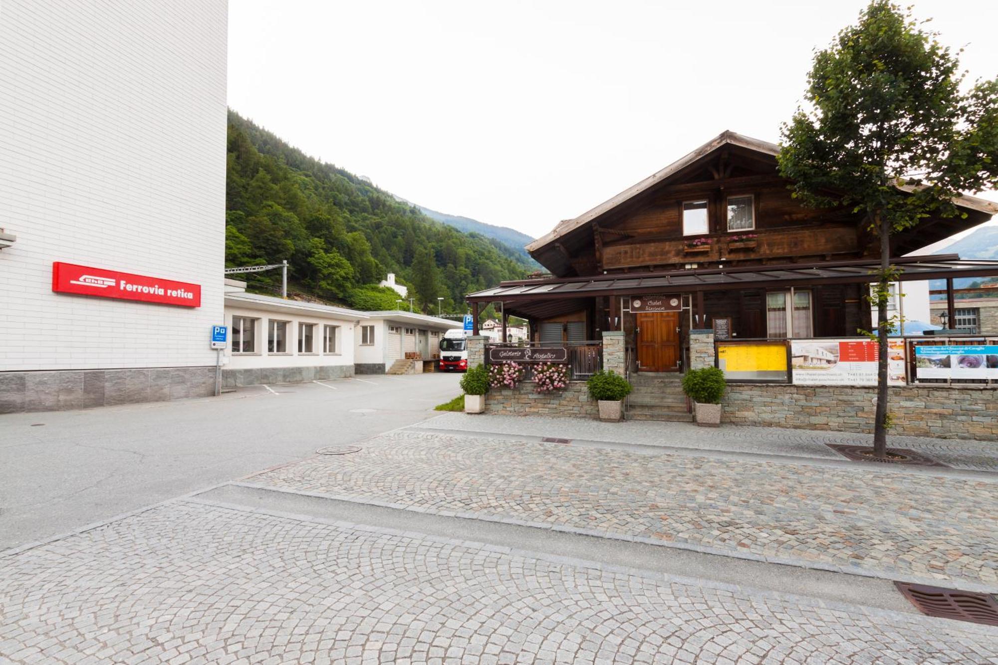 Ristorante Pensione Chalet Stazione Поск'яво Екстер'єр фото