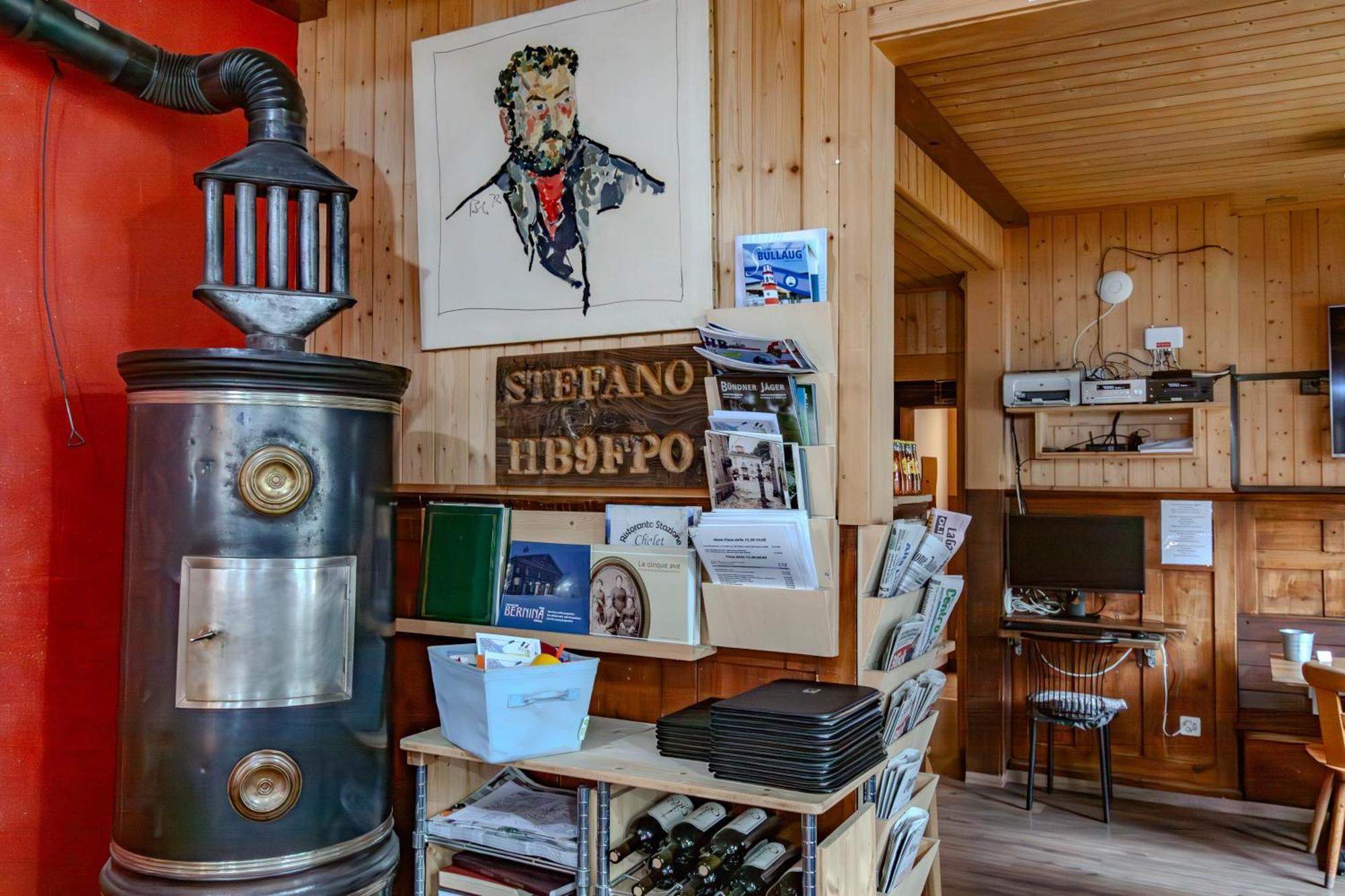 Ristorante Pensione Chalet Stazione Поск'яво Екстер'єр фото